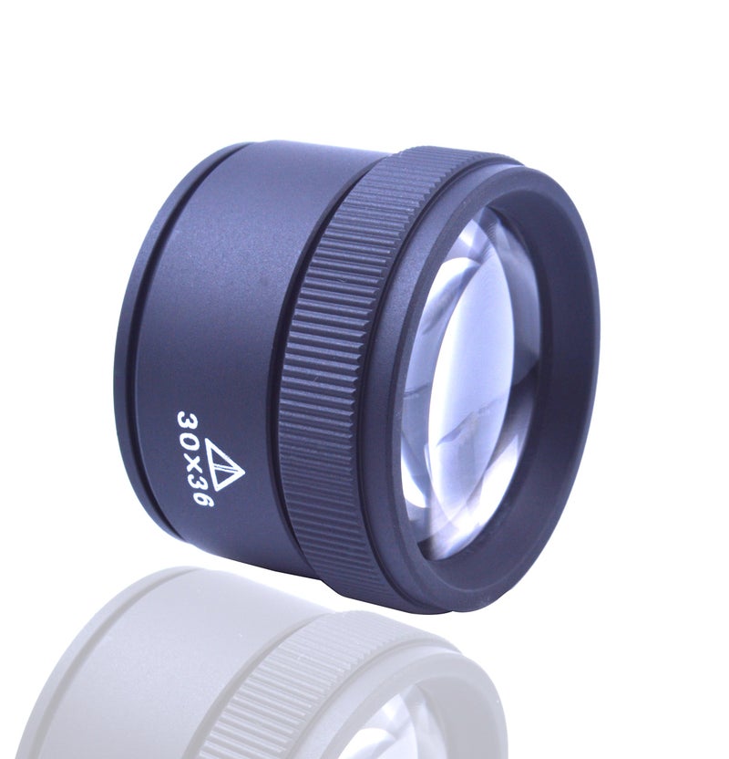 BronaGrand 30X Optics Loupes Magnifier Loop Microscope Magnifying Glass Lens Portable for Jeweler,Coins,Stamps - Image 2
